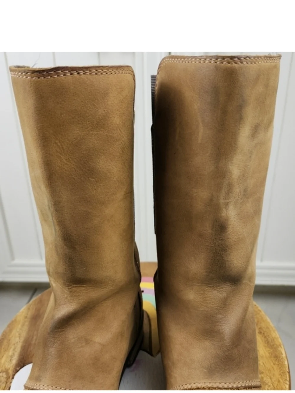 Sorel Women's Emelie Mid Calf Nubuck Tan Leather Waterproof Boot NL2679-286 Sz 6 - Picture 5 of 16